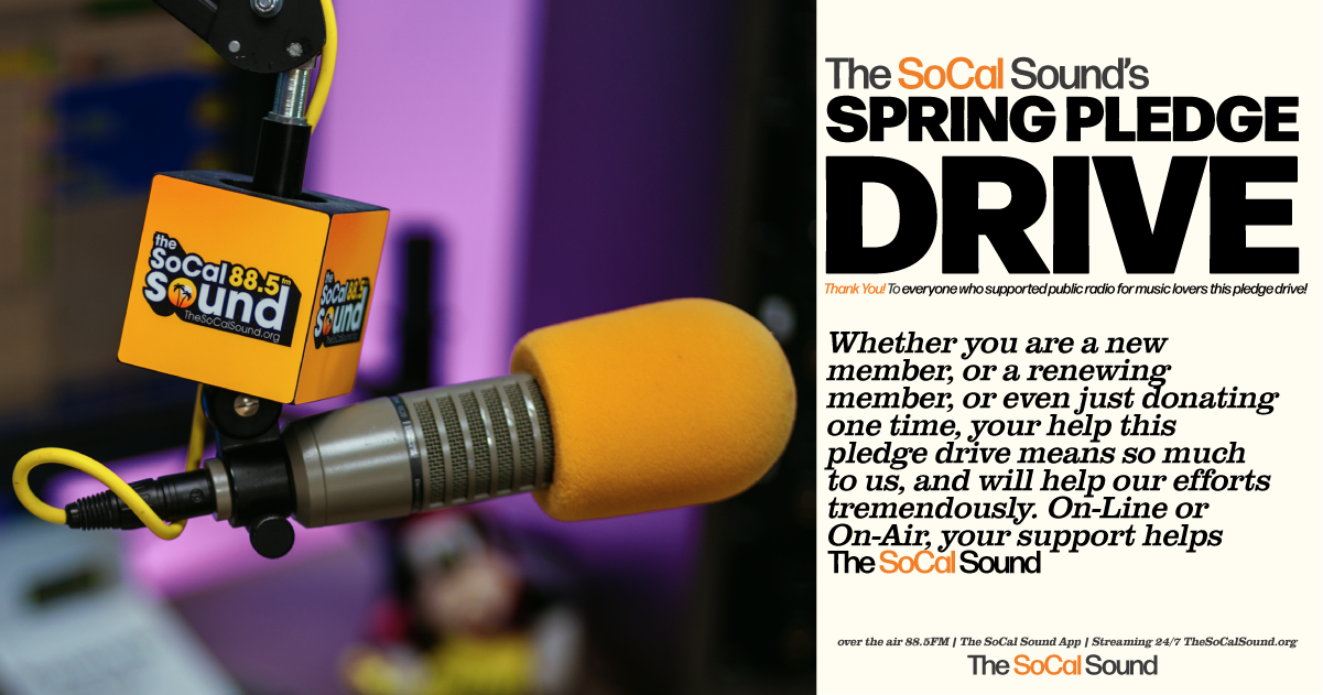 SPRING PLEDGE DRIVE THANK YOU!